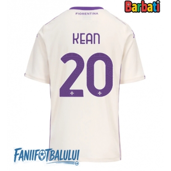 Fiorentina Moise Kean #20 Tricou Fotbal Replică 2025-26 Barbati Deplasare